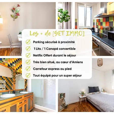 Le Jacobin / 1 - Netflix - Hyper Centre Apartment Amiens